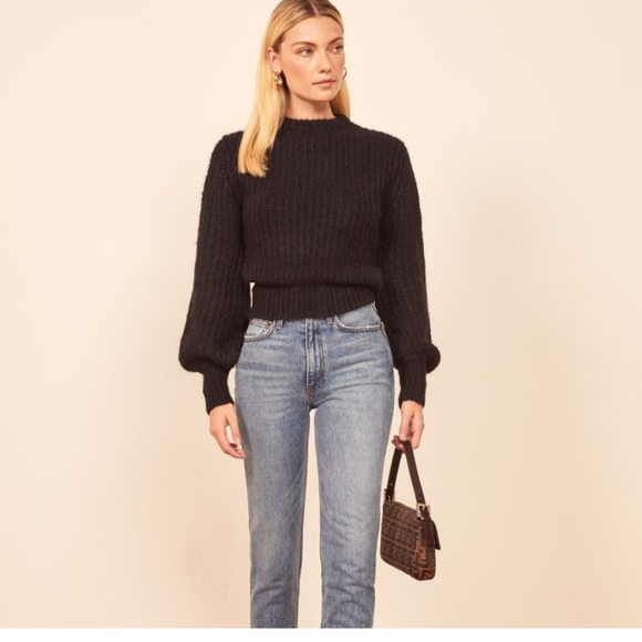 Reformation Tatum sweater 100% alpaca wool - Picture 2 of 4